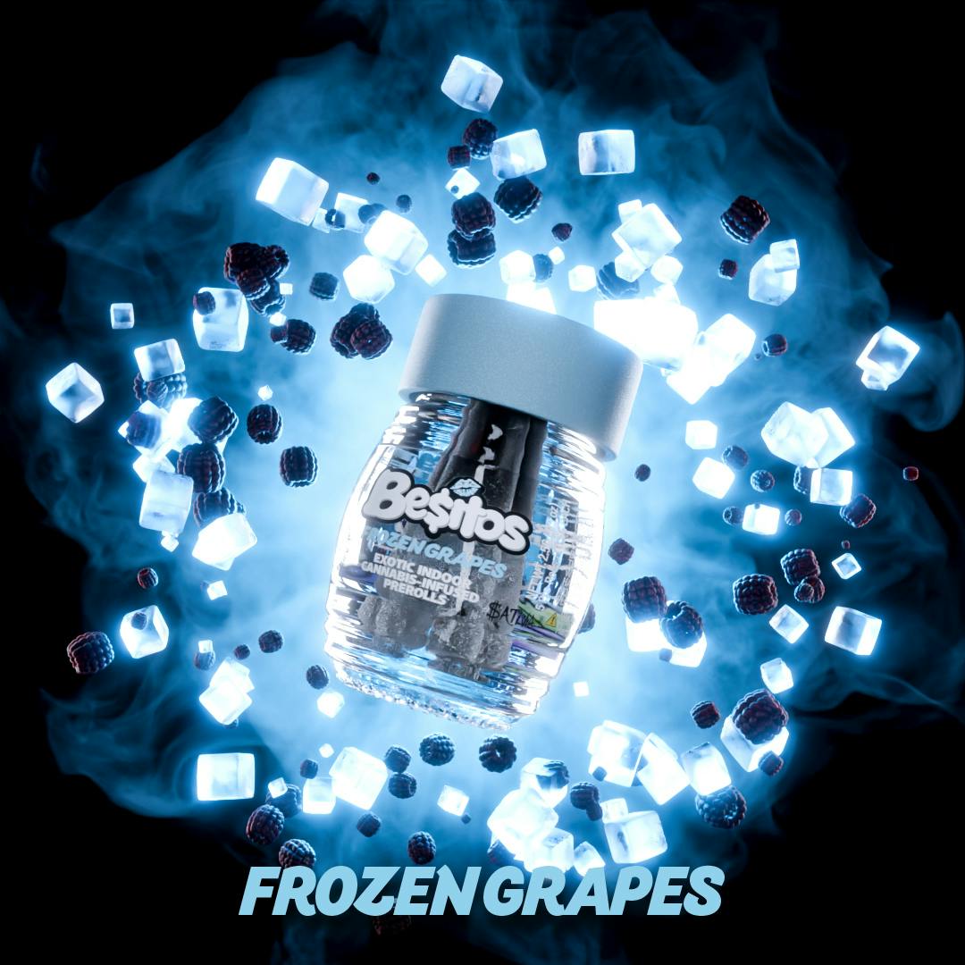 BE$OS | FROZEN GRAPES | .5G INFUSED PRE-ROLL | 5PK