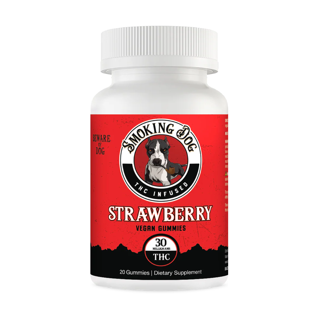 Smoking Dog - THC Gummies - 30 MG - Strawberry