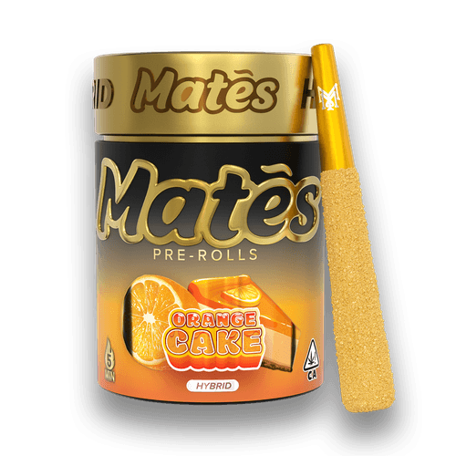 MuhaMeds - Mates Infused Pre-Roll - Orange Cake .6g x 5pk