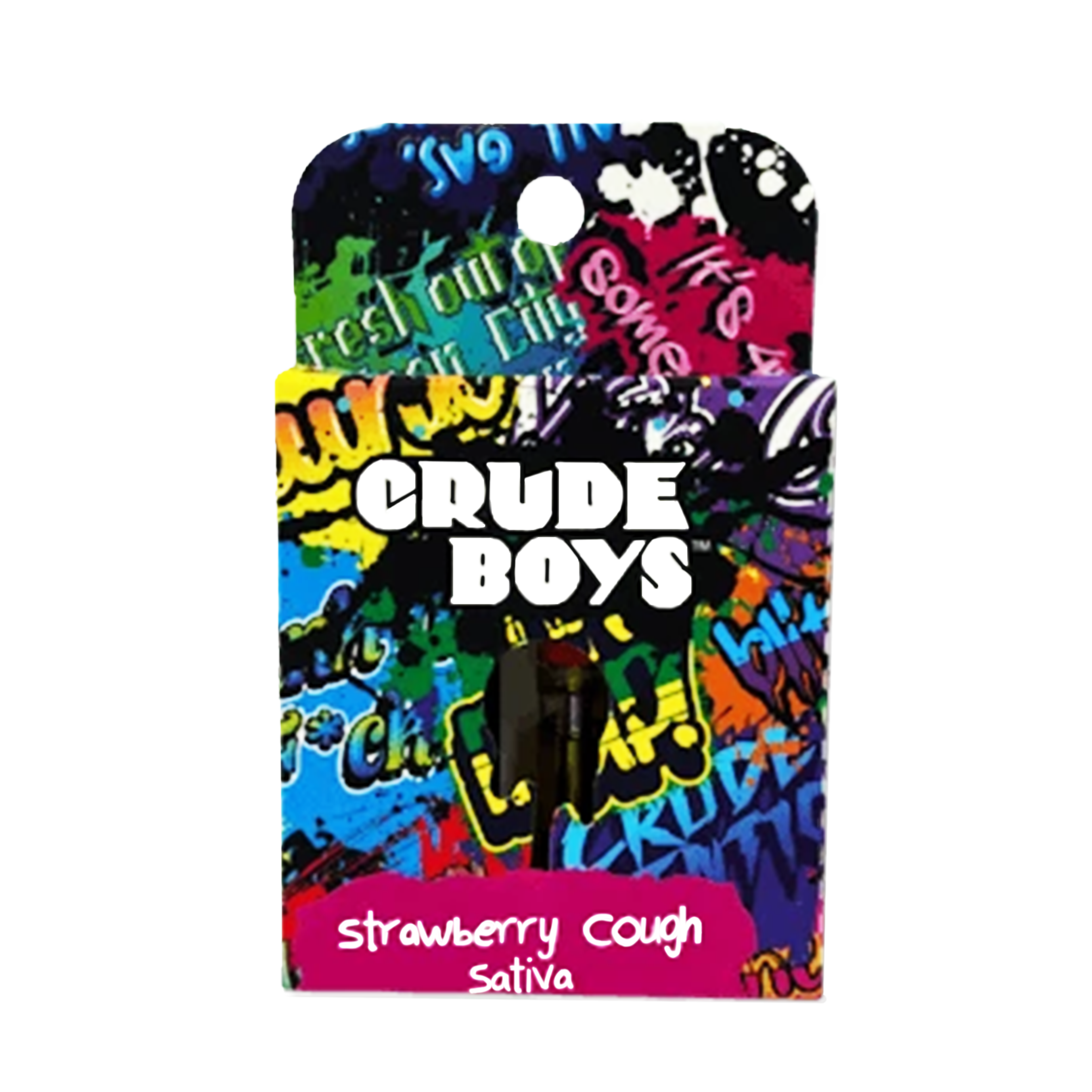 Crude Boys Cart - Strawberry Cough (S)
