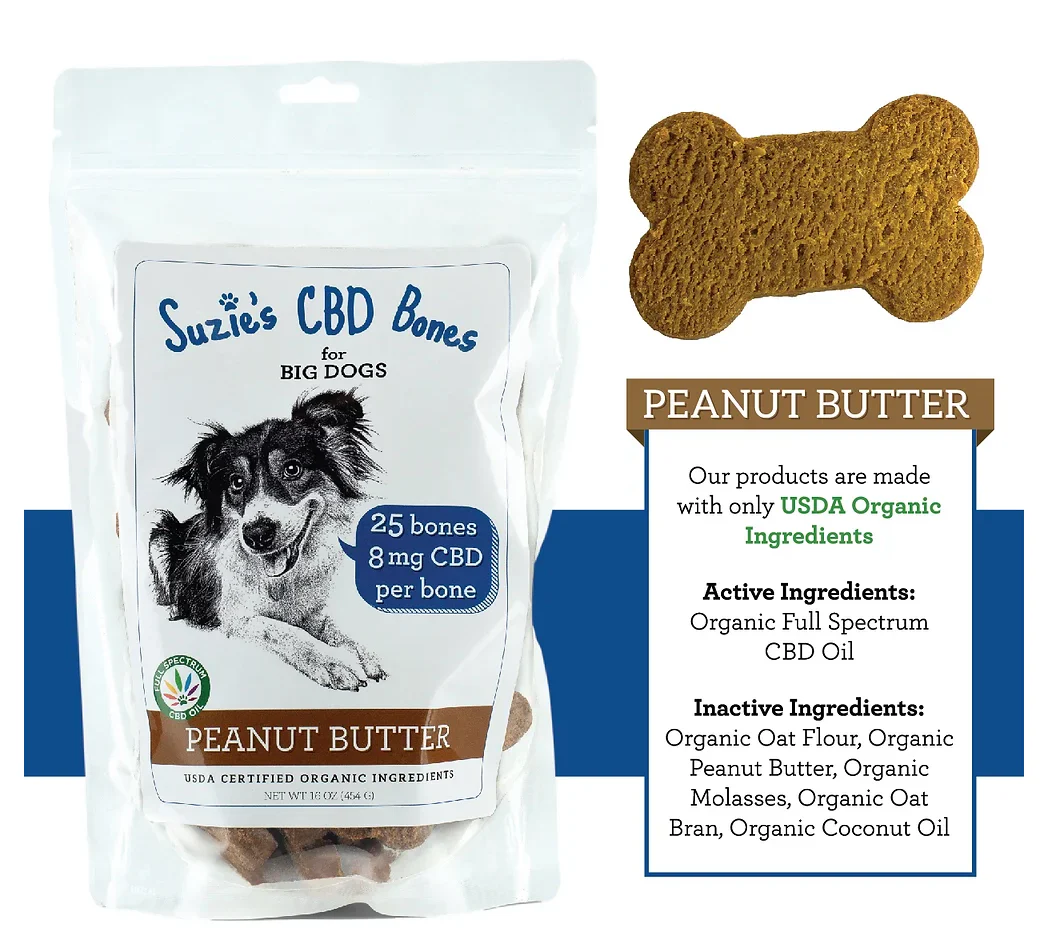 Suzie Cbd Hearts Peanut Butter