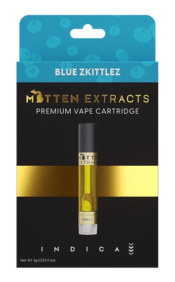 Mitten Extracts Cartridge - Blue Zkittlez
