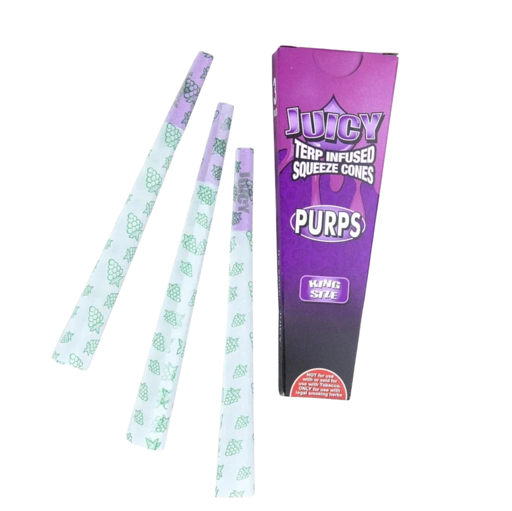 Juicy Jay Terp Infused Squeeze Cones Purps 6pk