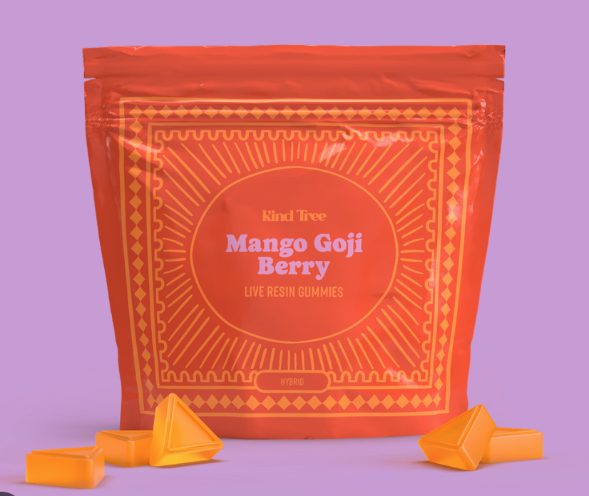 Kind Tree | Mango Goji Berry Live Resin Gummies | 10pk