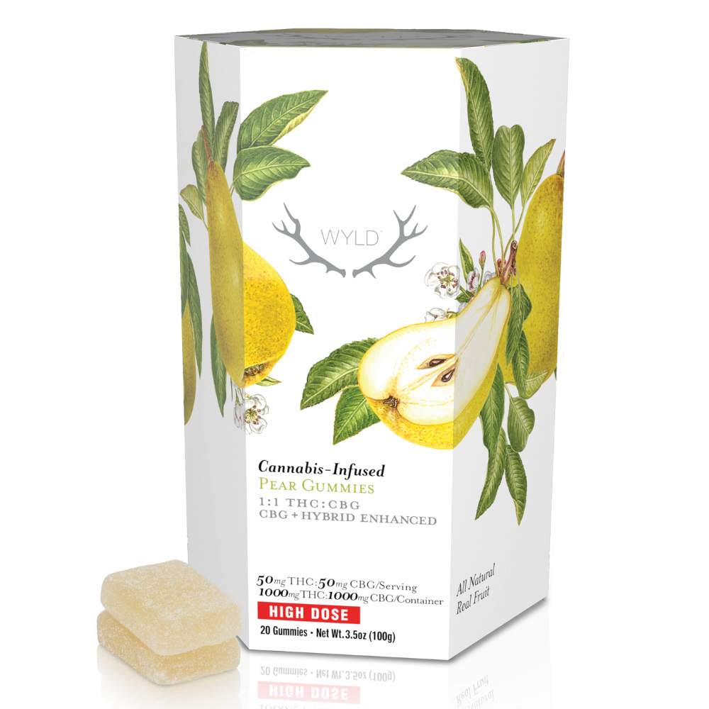 MED | Pear 1:1 CBG + Hybrid Enhanced Gummies