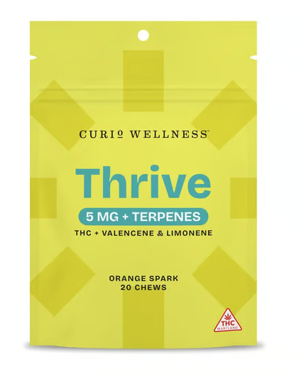 Thrive | Orange Spark Gummies | 20pk | 100mg