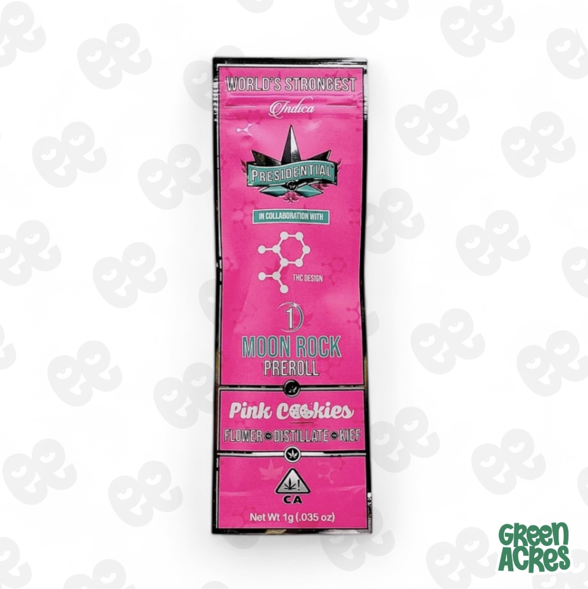 Pink Cookies 1G Moon Rock Infused PreRoll