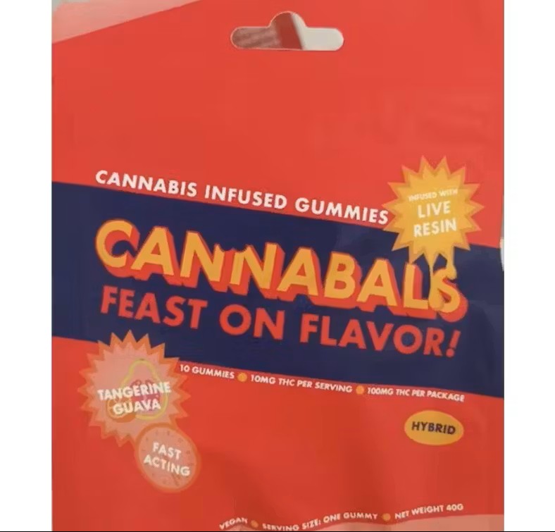 Cannabals - Tangerine Guava Fast Acting Live Resin Brick Gummies 10pk - 100mg