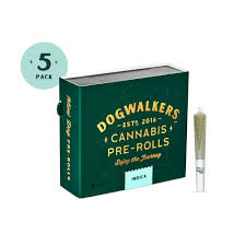 5 Pack PreRolls - Cheddar Cheeze - Dogwalkers - REC