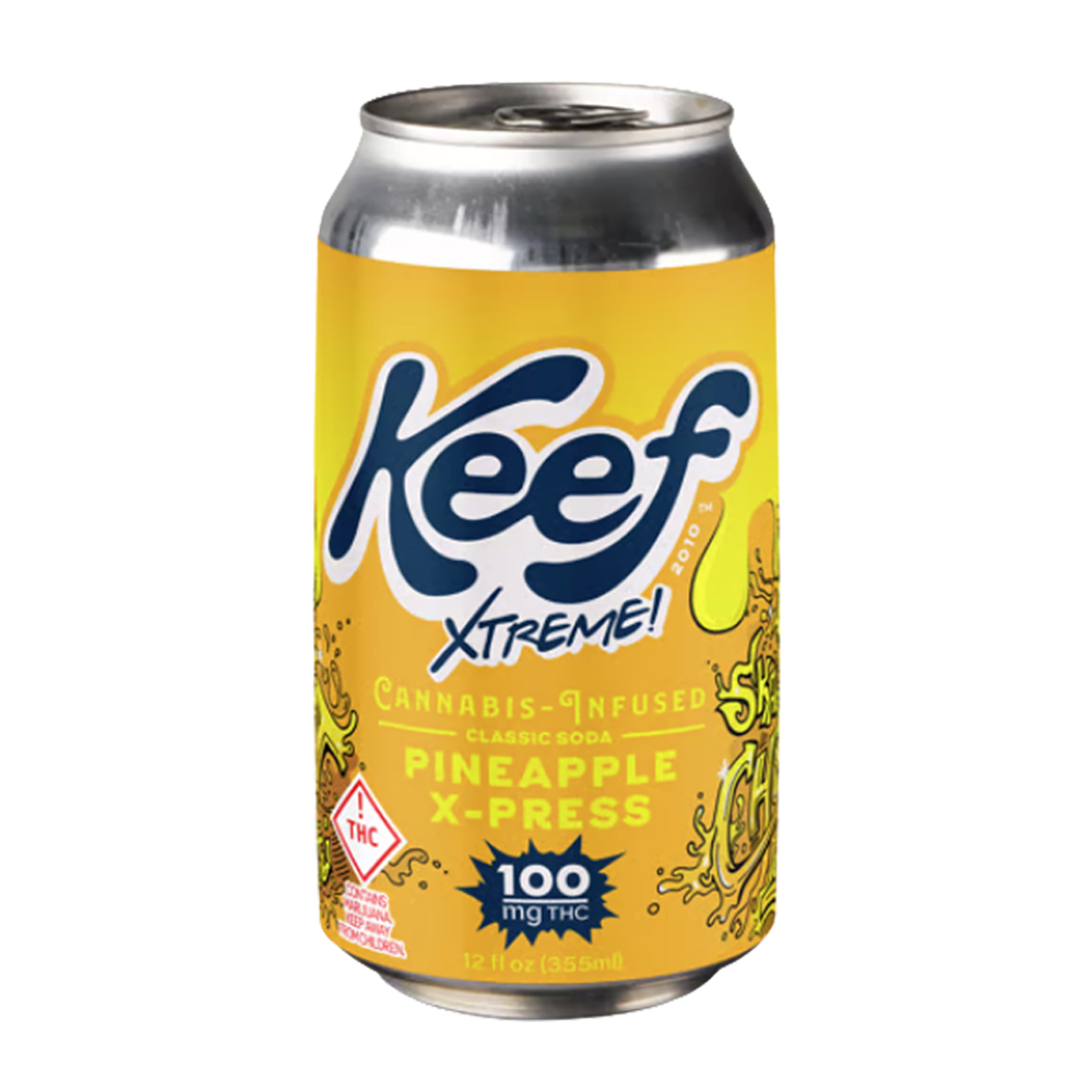 Keef | 100mg Soda | Pineapple X-Press