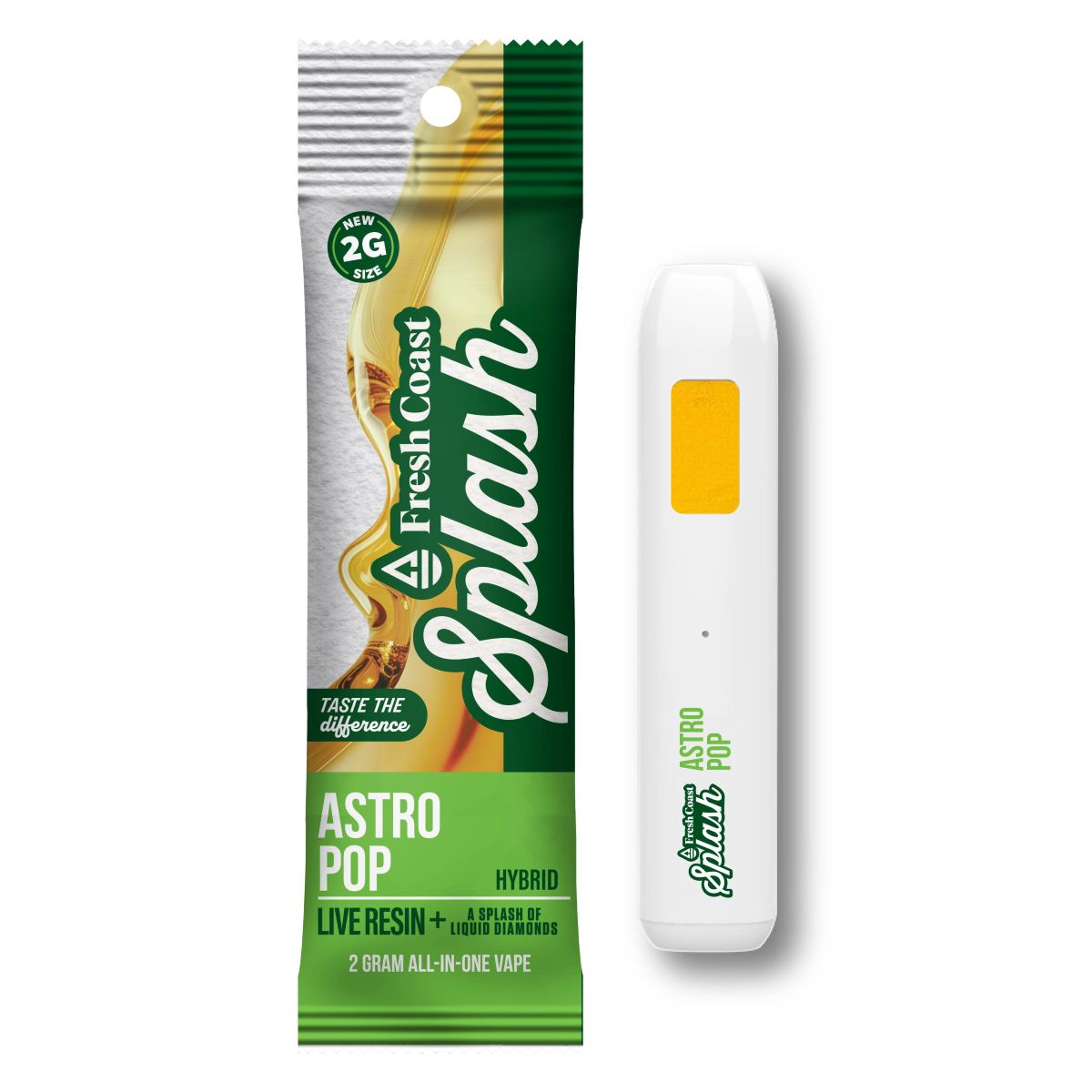 FRESH COAST SPLASH - ASTRO POP - LIVE RESIN+ DISPOSABLE VAPE
