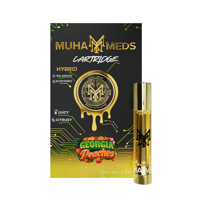 Muha Meds | 2g Vape Cart | Georgia Peaches