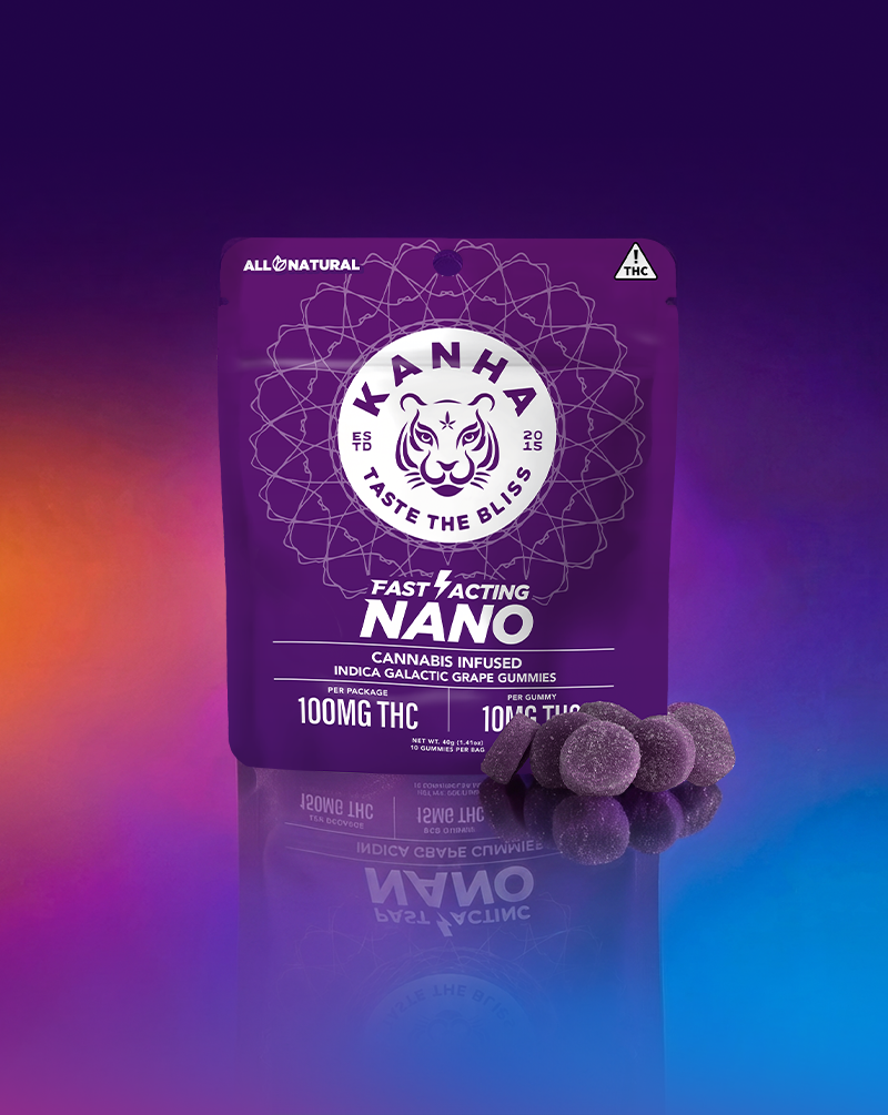 Galactic Grape Nano Gummies 10-pack