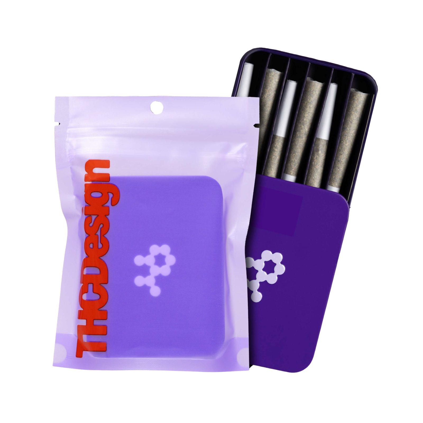 THC Design AJ Sour 6pk Preroll .58g
