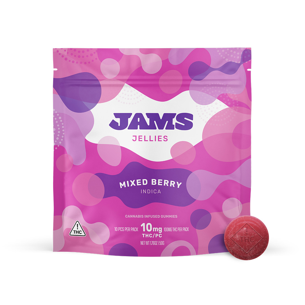 Jellies Edibles 10pk/100mg- Mixed Berry