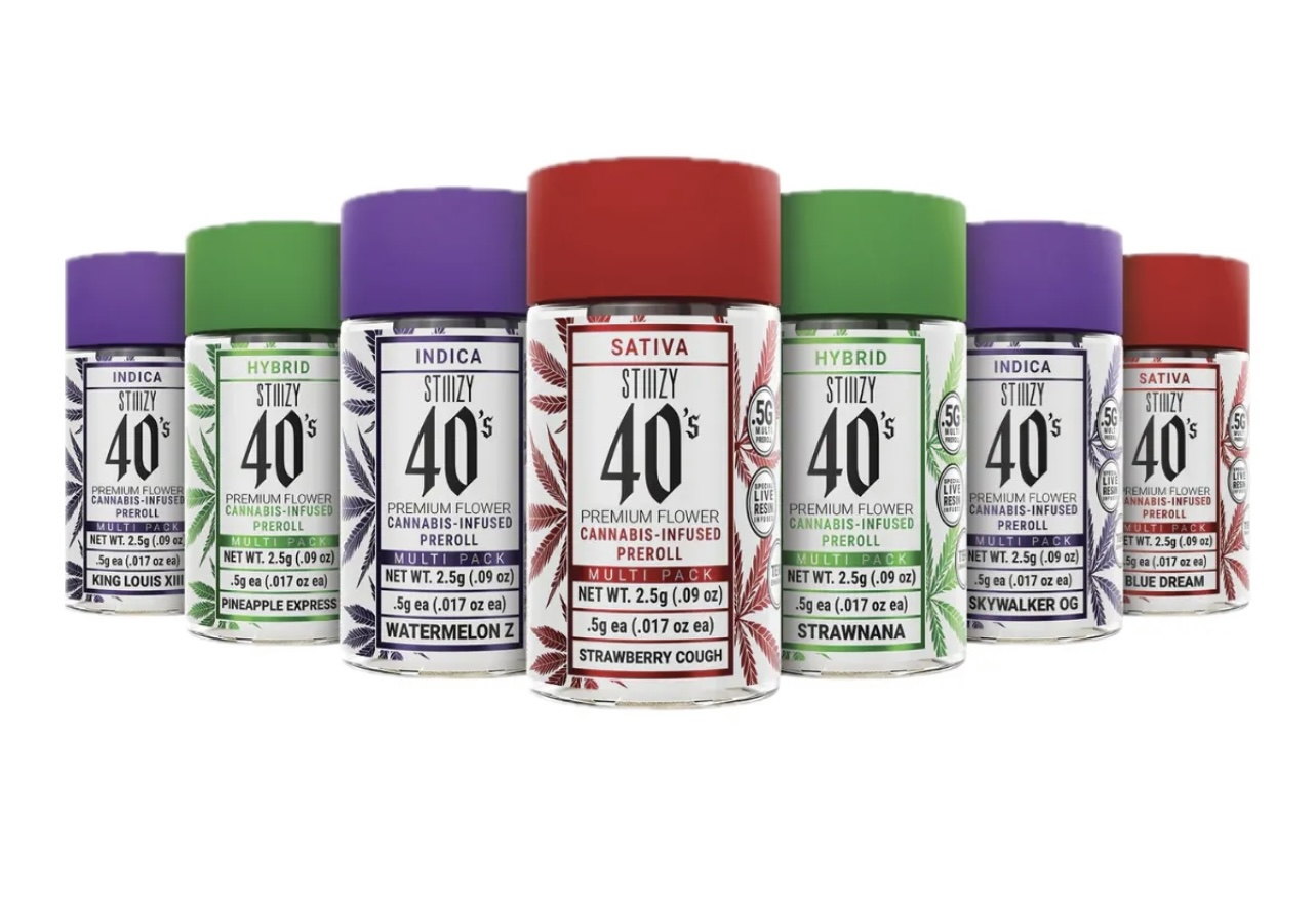 Stiiizy 40's | Blue Dream 4pk. | Infused Pre-roll