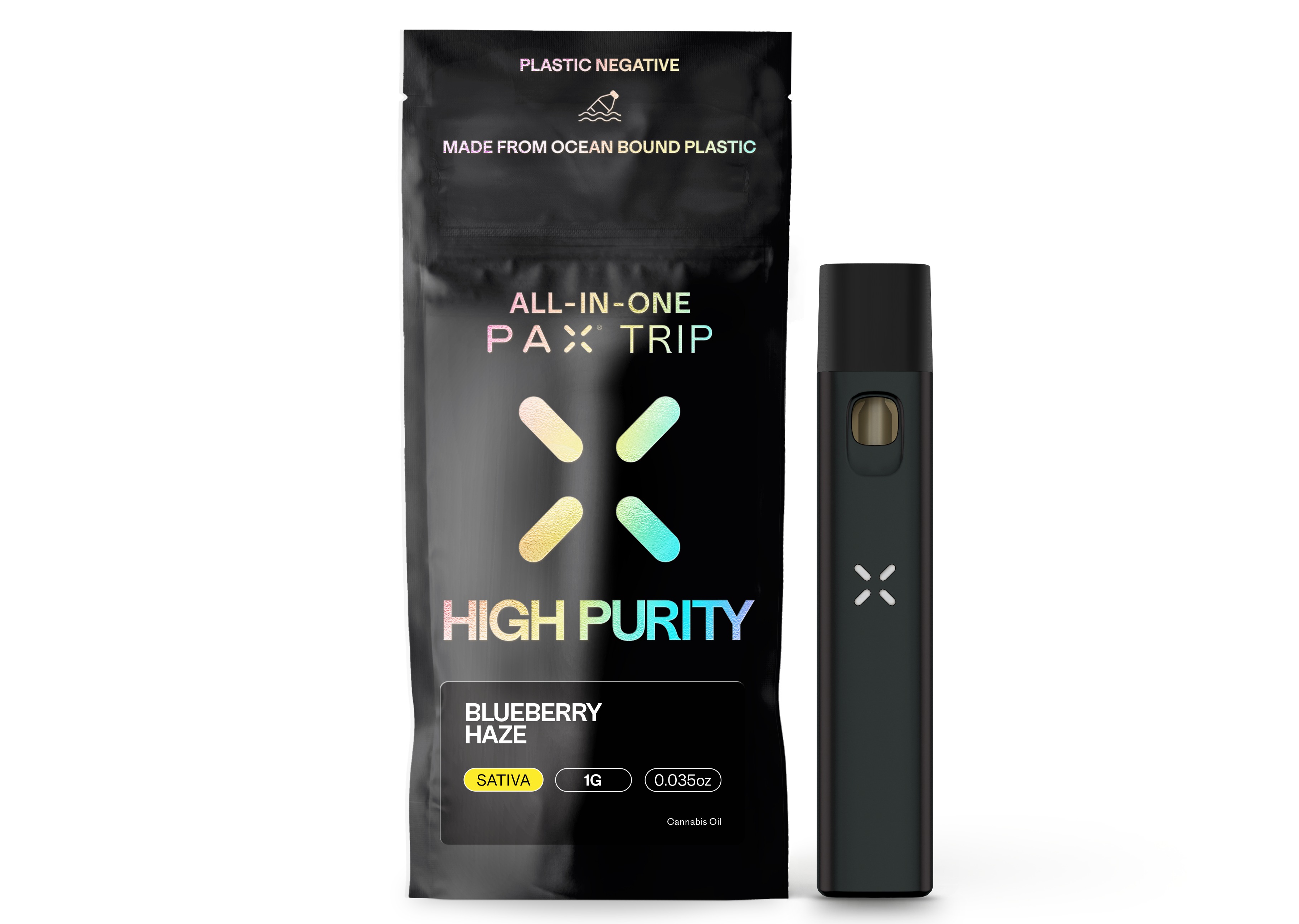 PAX All-in-One High Purity Blueberry Haze 1g Vape