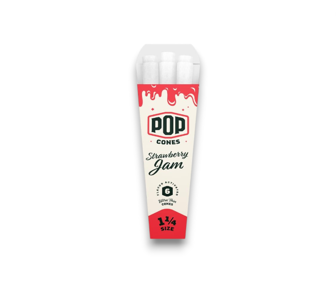 POP Cones Ultra Thin 1-1/4- Strawberry Jam