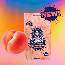 Sunburst Peach Hybrid Gummies | Edibles | 100mg