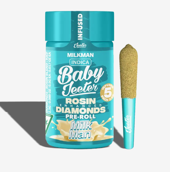 Jeeter - Milk Man Quad Infused Baby Jeeter Preroll 5pk - 2.5g