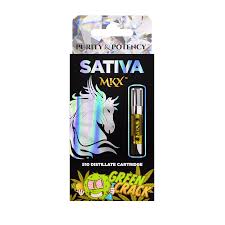 Green Crack | Sativa | 1G 510 Vape Cartridge | MED