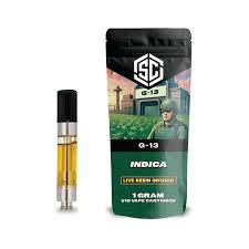 SOCIETY C | G-13 | INDICA | LIVE RESIN INFUSED | 510 VAPE CARTRIDGE | 1G | REC