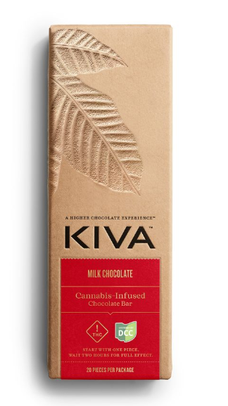 Kiva | Milk Chocolate 20pc | 100mg Bar