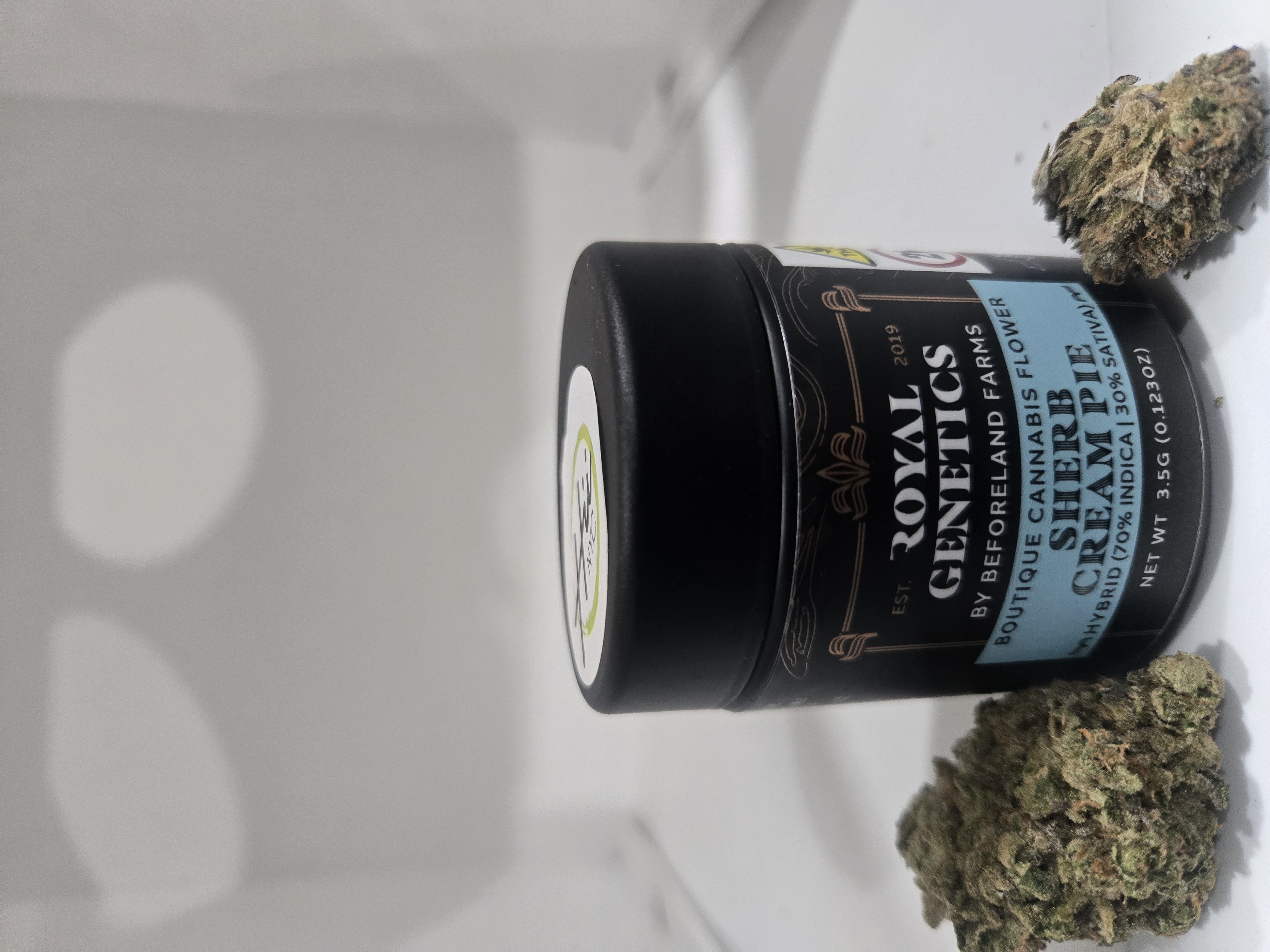 Flower Jar Sherb Cream Pie  (IH)