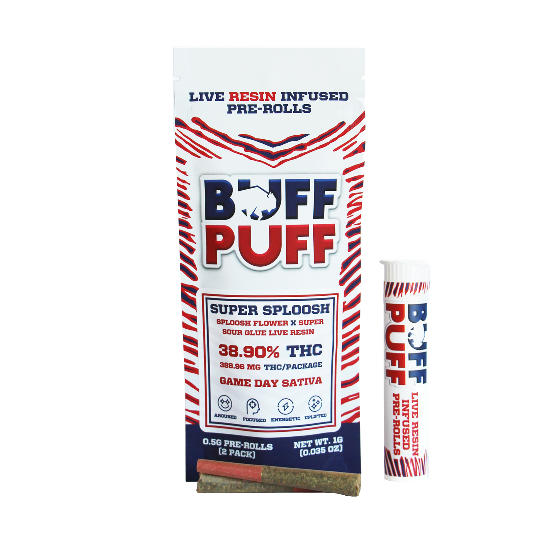 Sploosh Resin Infused .5gr Prerolls