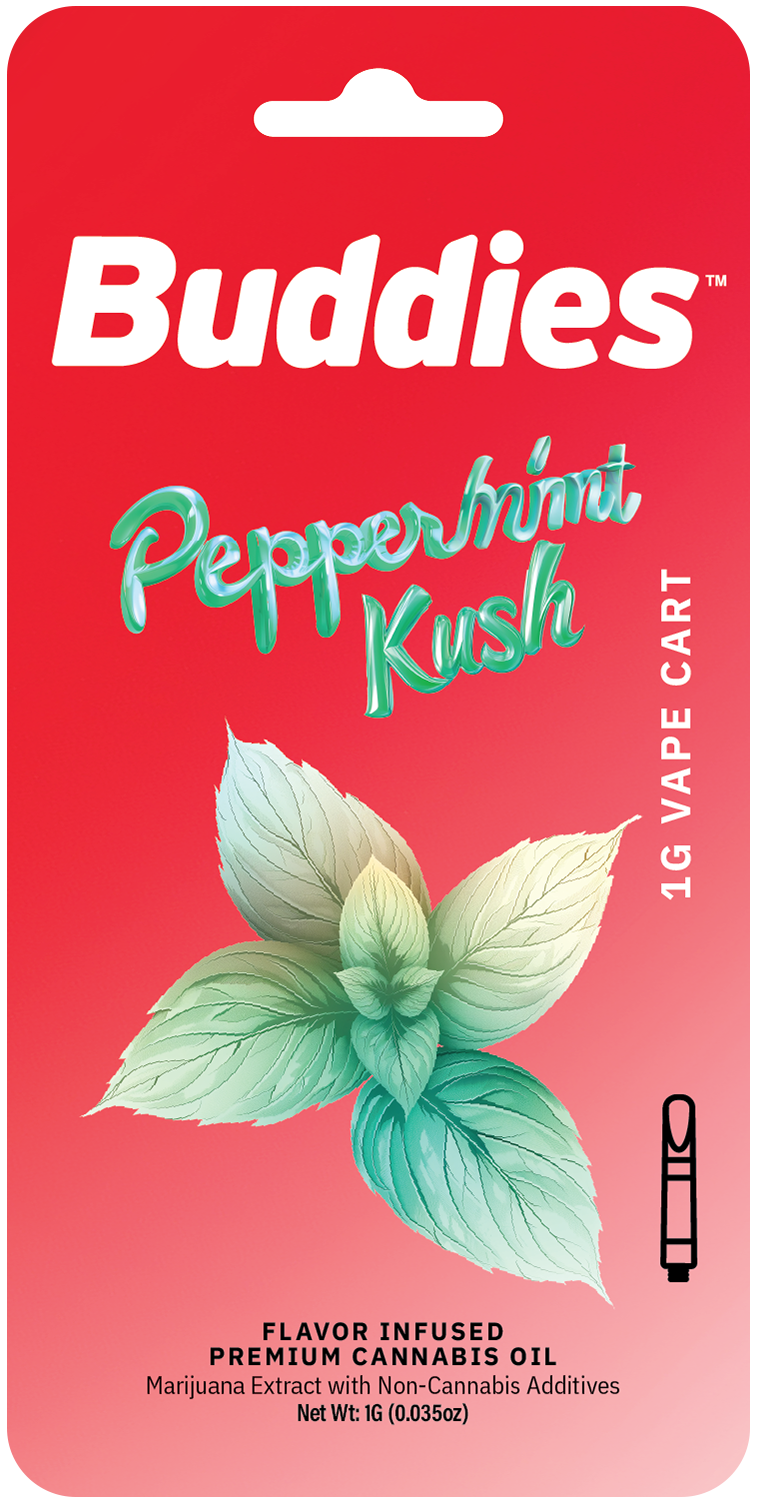 BUDDIES - VAPE DISTILLATE - 1G - PEPPERMINT KUSH