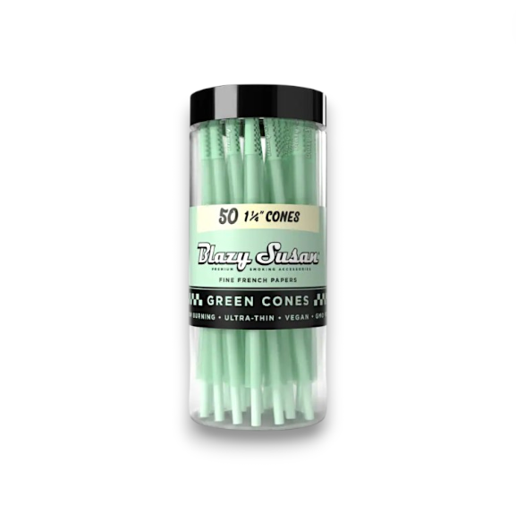 Blazy Susan Green 1-1/4" Cones 50pk
