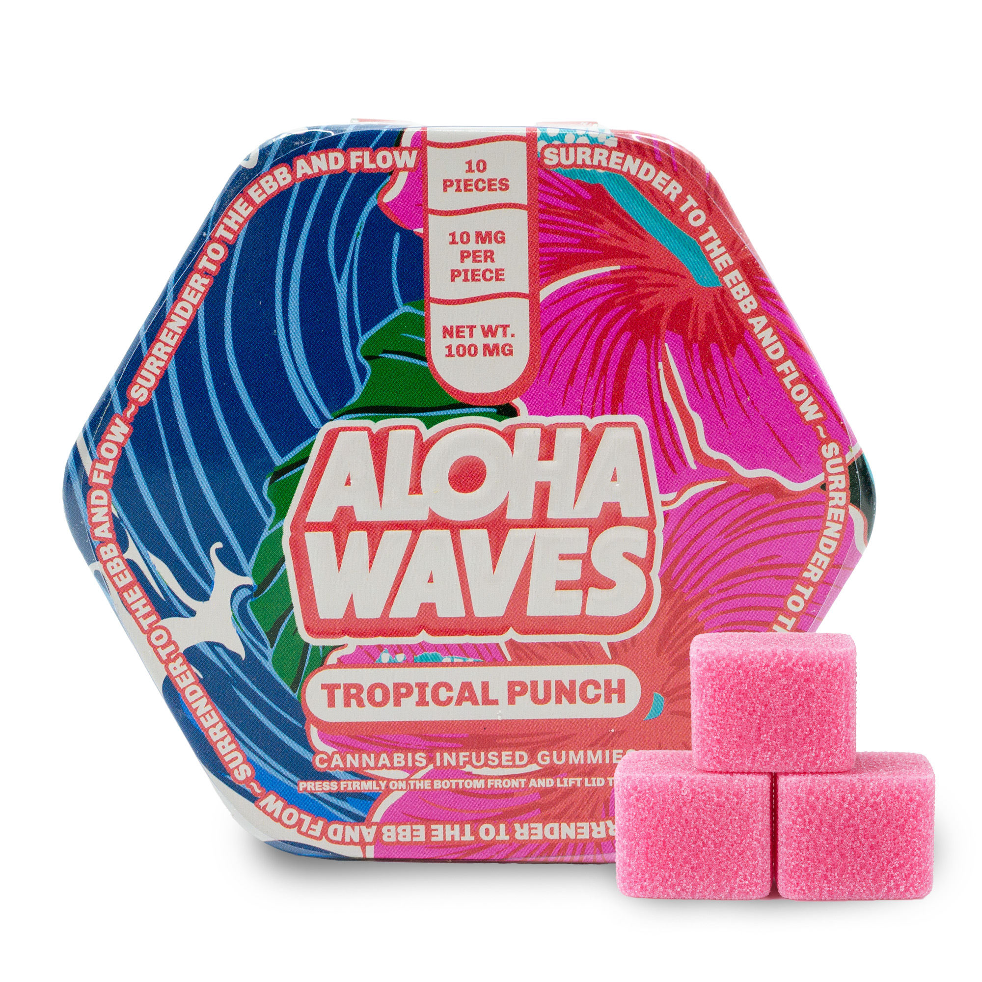 Gummies - Tropical Punch - 100mg THC