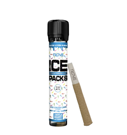 ROVE Ice Rosin Infused Joint 1g: Ice Cream Cake 2pk