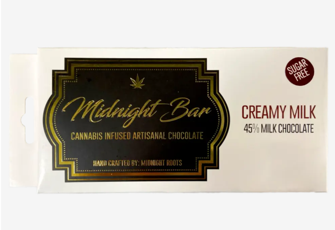 MIDNIGHT BAR | MILK CHOCOLATE - SUGAR FREE | 200MG