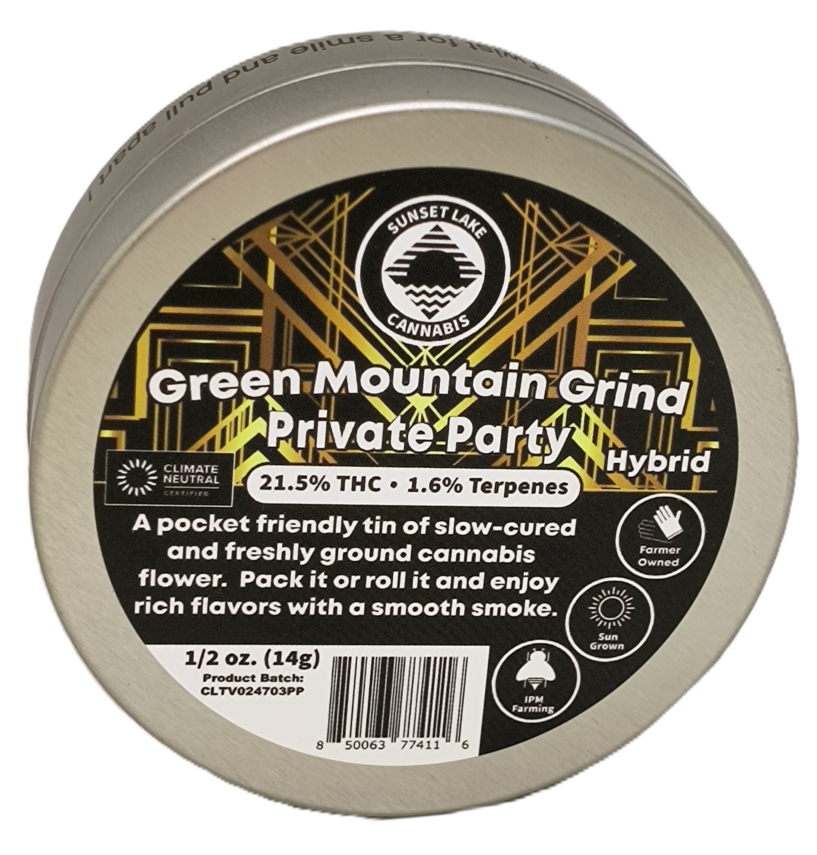 Private Party Pre-Ground Flower | Sunset Lake