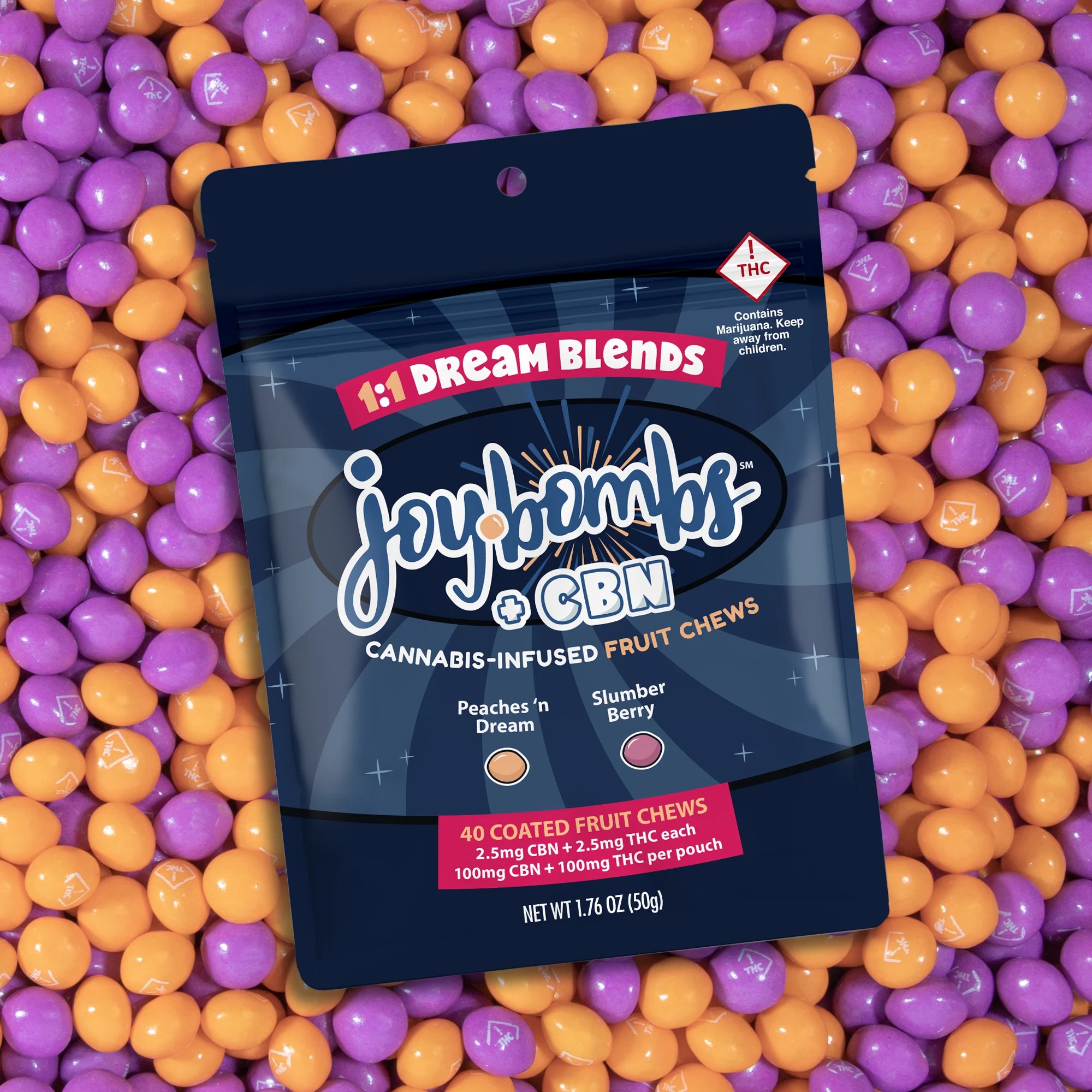 Dream Blend | 1:1 THC:CBN | Chews 40pk | 100mg
