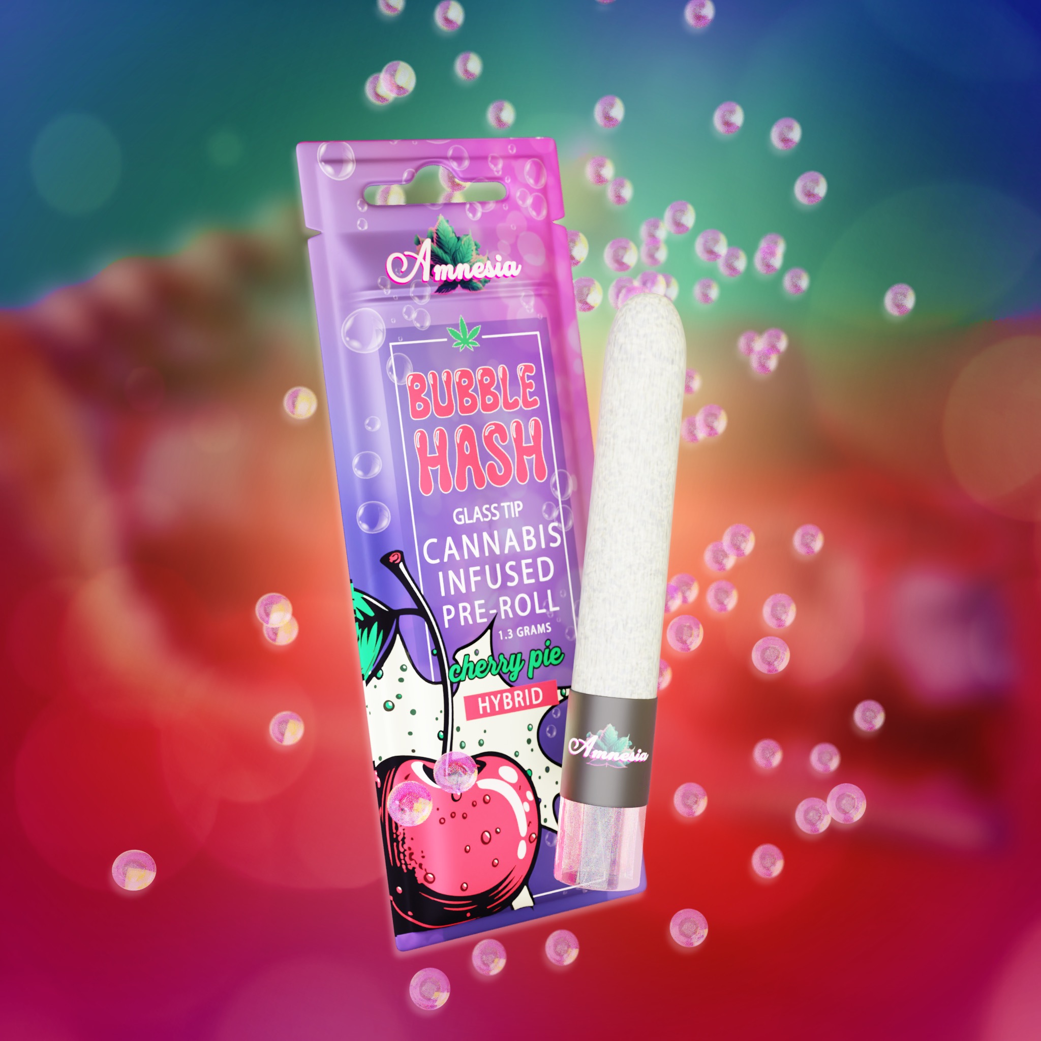 Amnesia | 1.3G Bubble Hash Pre-Roll | Cherry Pie