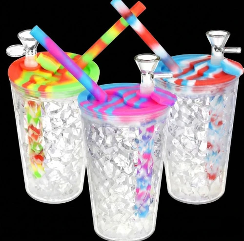 SirEEL - Sipper Bong with Flower Bowl - Assorted Colors