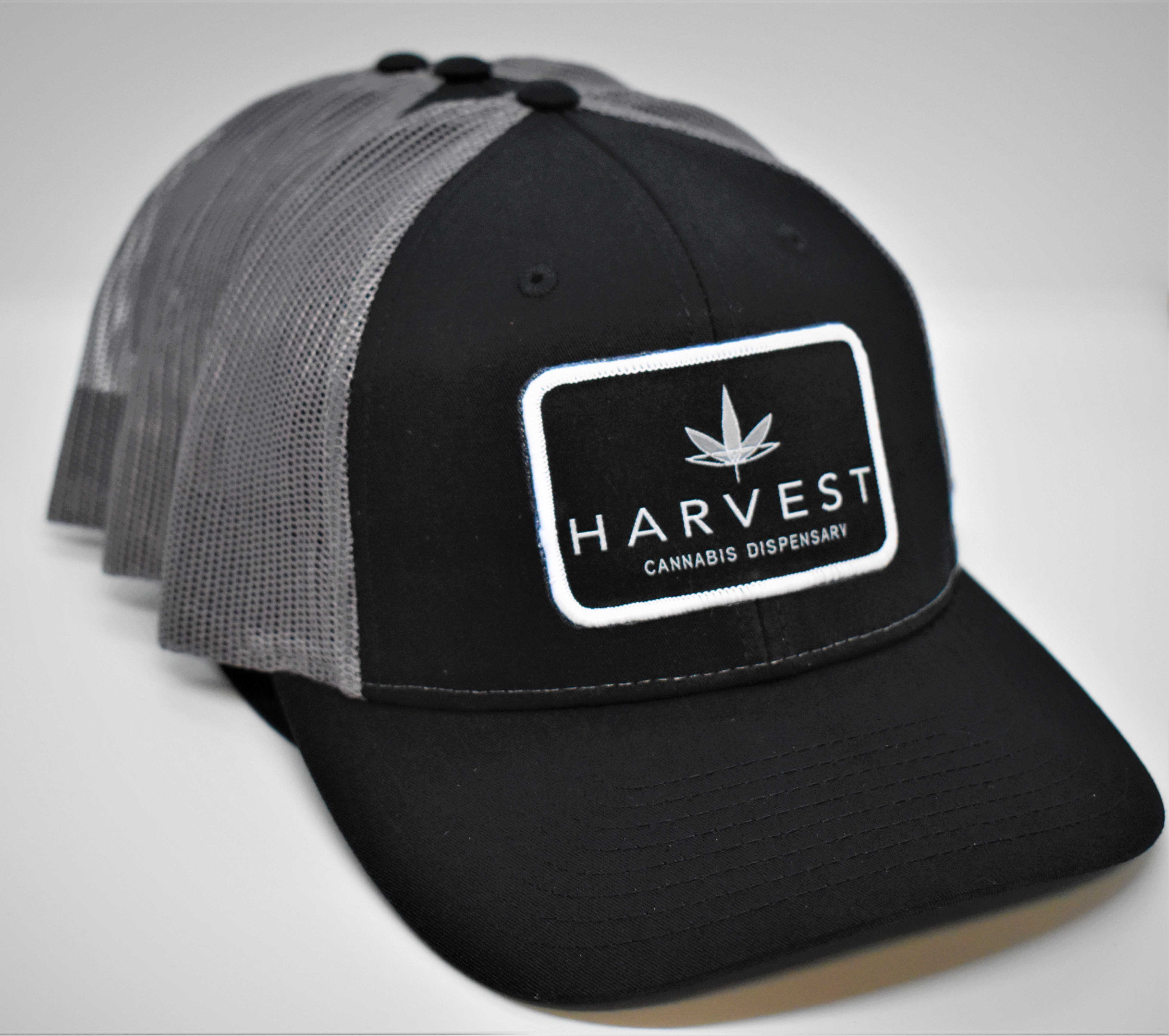 Hat Black/grey/harvest Logo