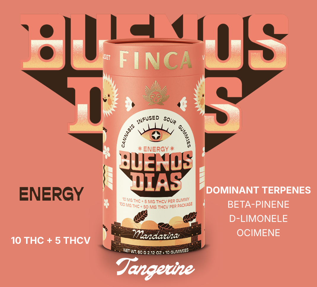 NY Finca | Gummies 10pk | Buenos Dias Mandarina | Energy