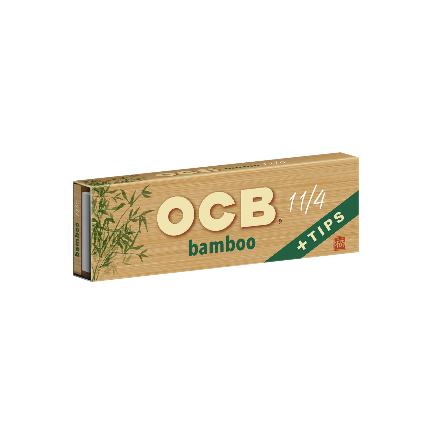 OCB - Bamboo Rolling Papers + Tips - 1.25"