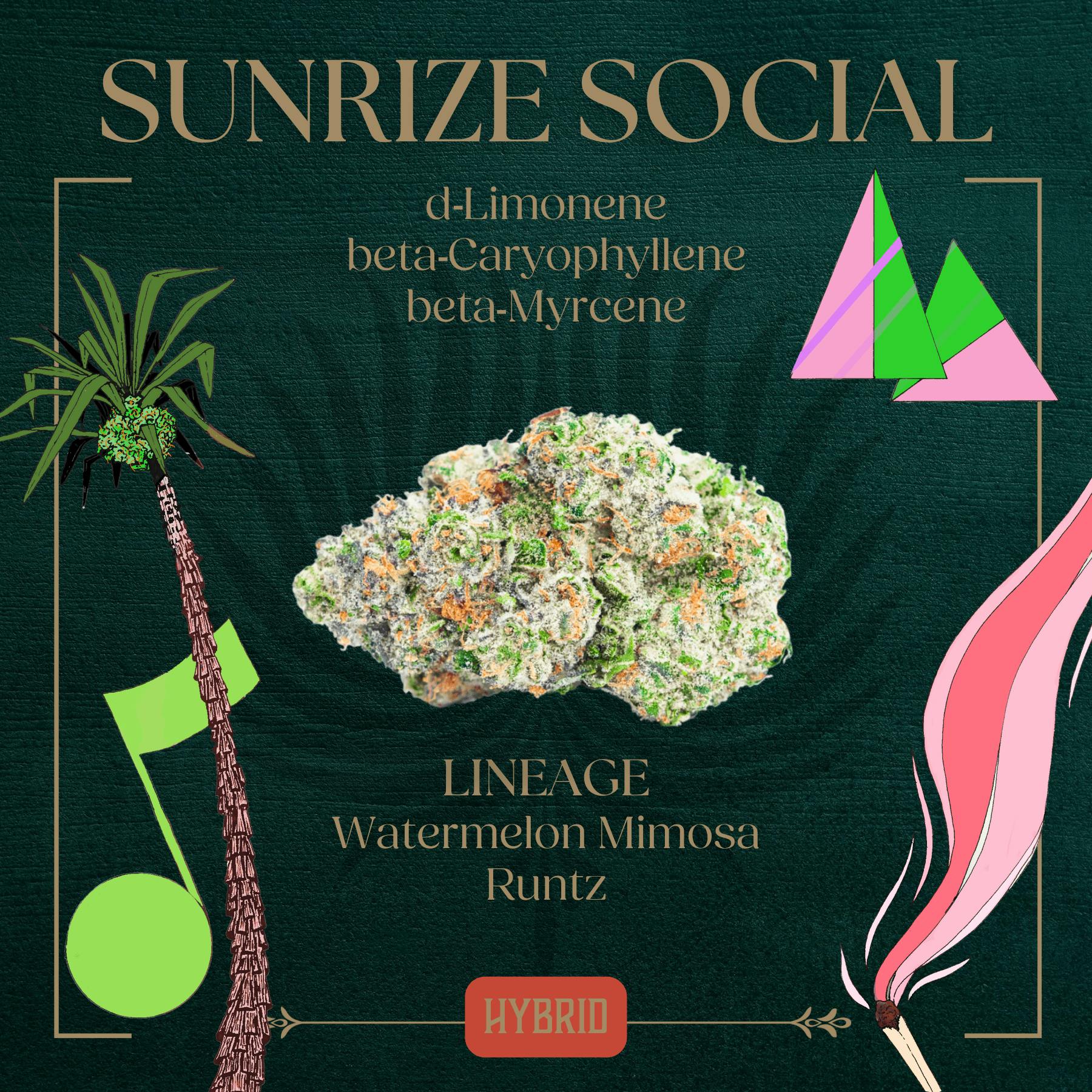 Flower | Sunrise Social | 3.5g
