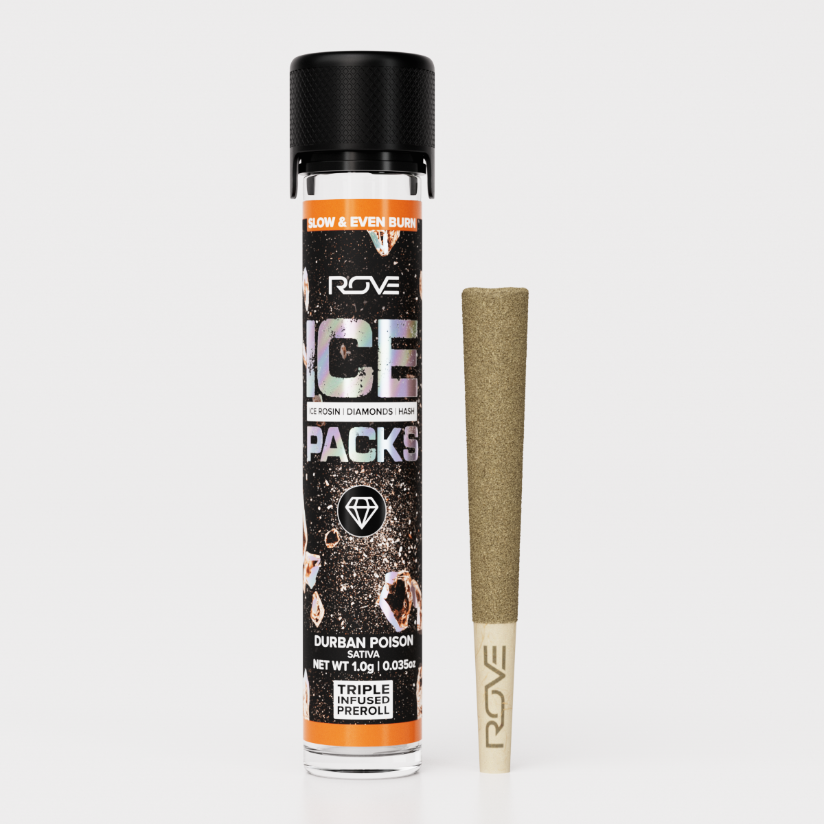 Durban Poison Diamond Triple Infused Pre-roll 1g