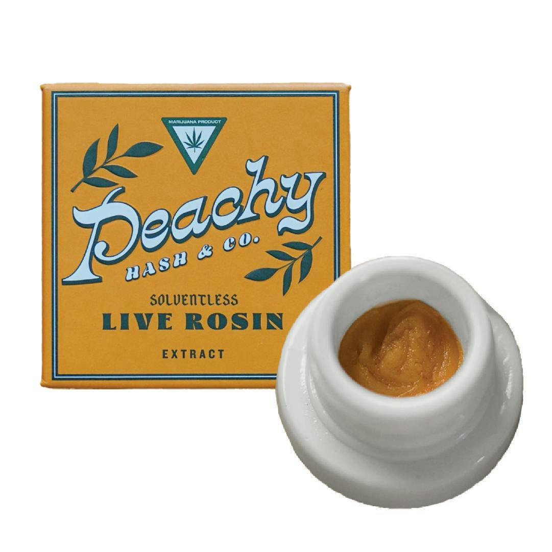 AU Peachy Hash: Peanut Butter & Jealous #9 Live Rosin 1g
