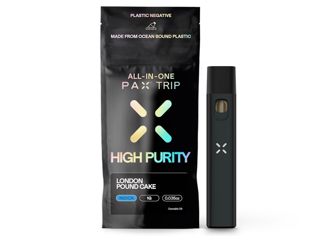 PAX | High Purity THC All in One | London Pound Cake | 1g