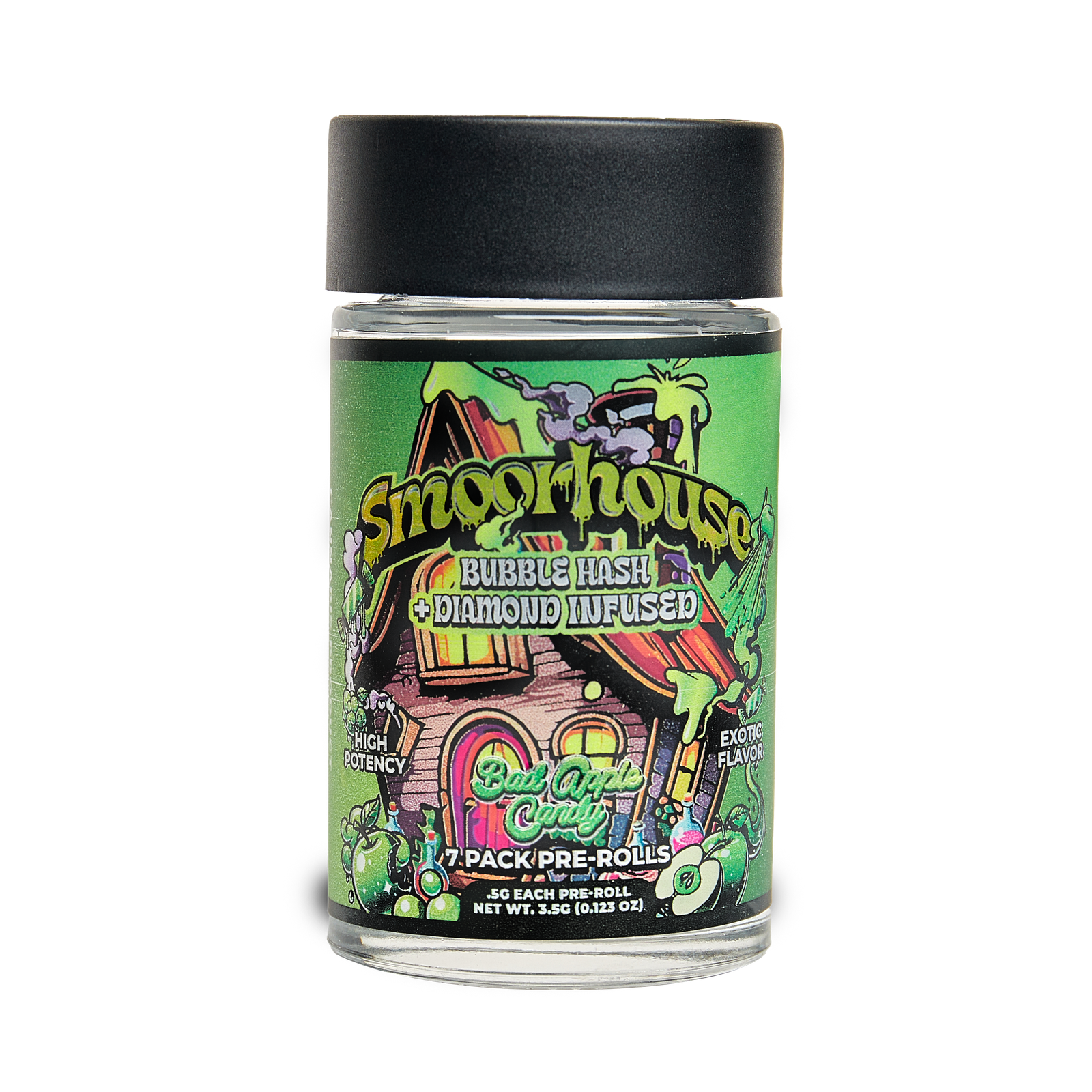Smoorhouse | Bad Candy Apple | Infused Pre-Roll Pack .5g x 7ct