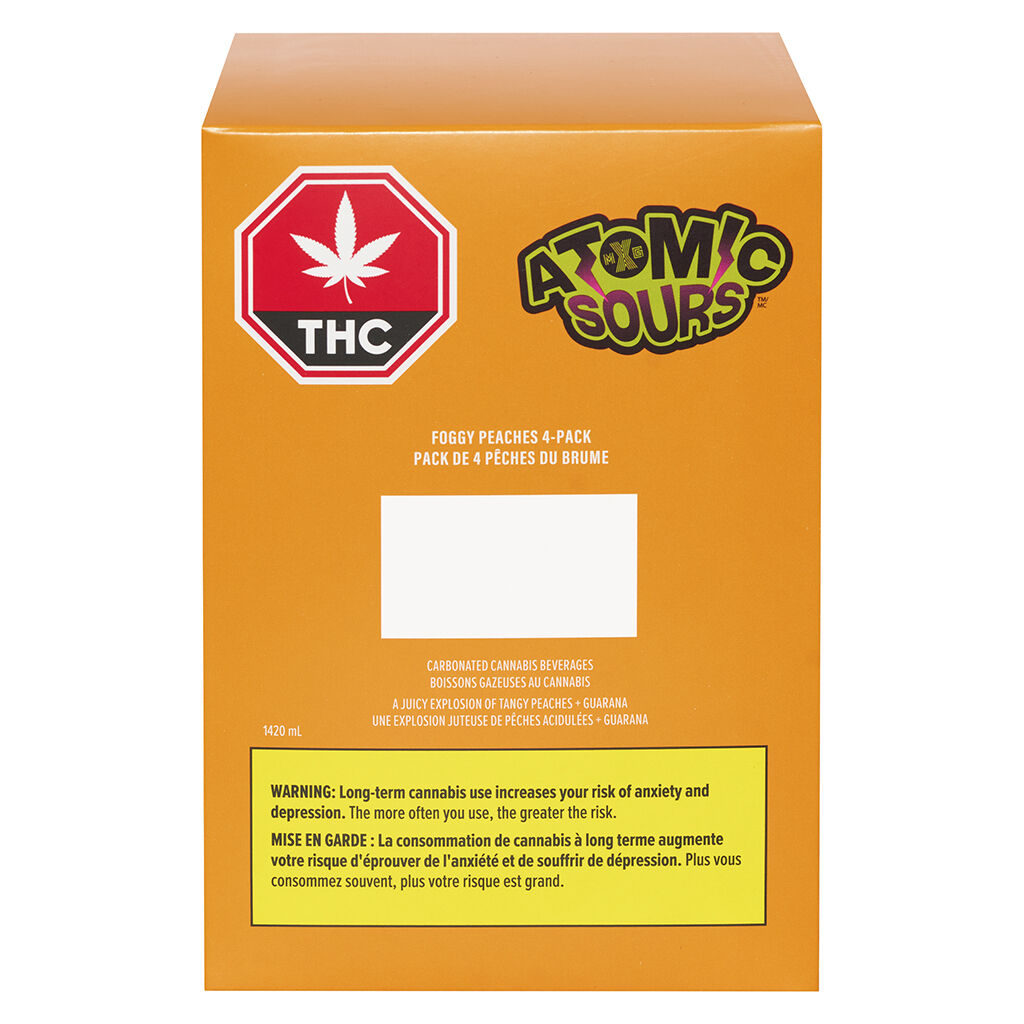 023 - XMG Atomic Sours - Foggy Peaches 4x355ML