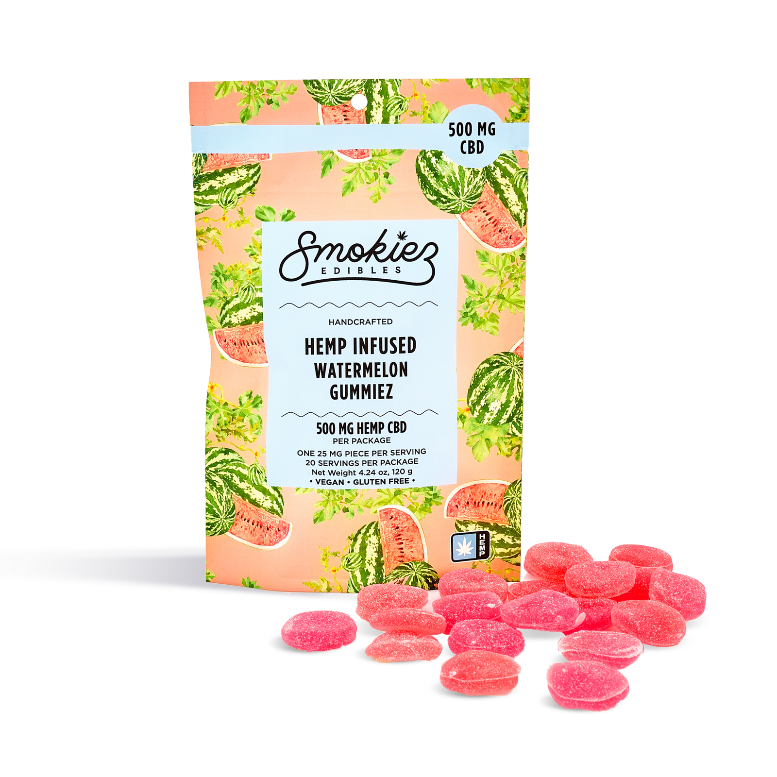 Watermelon Hybrid 500mg CBD Fruit Chews