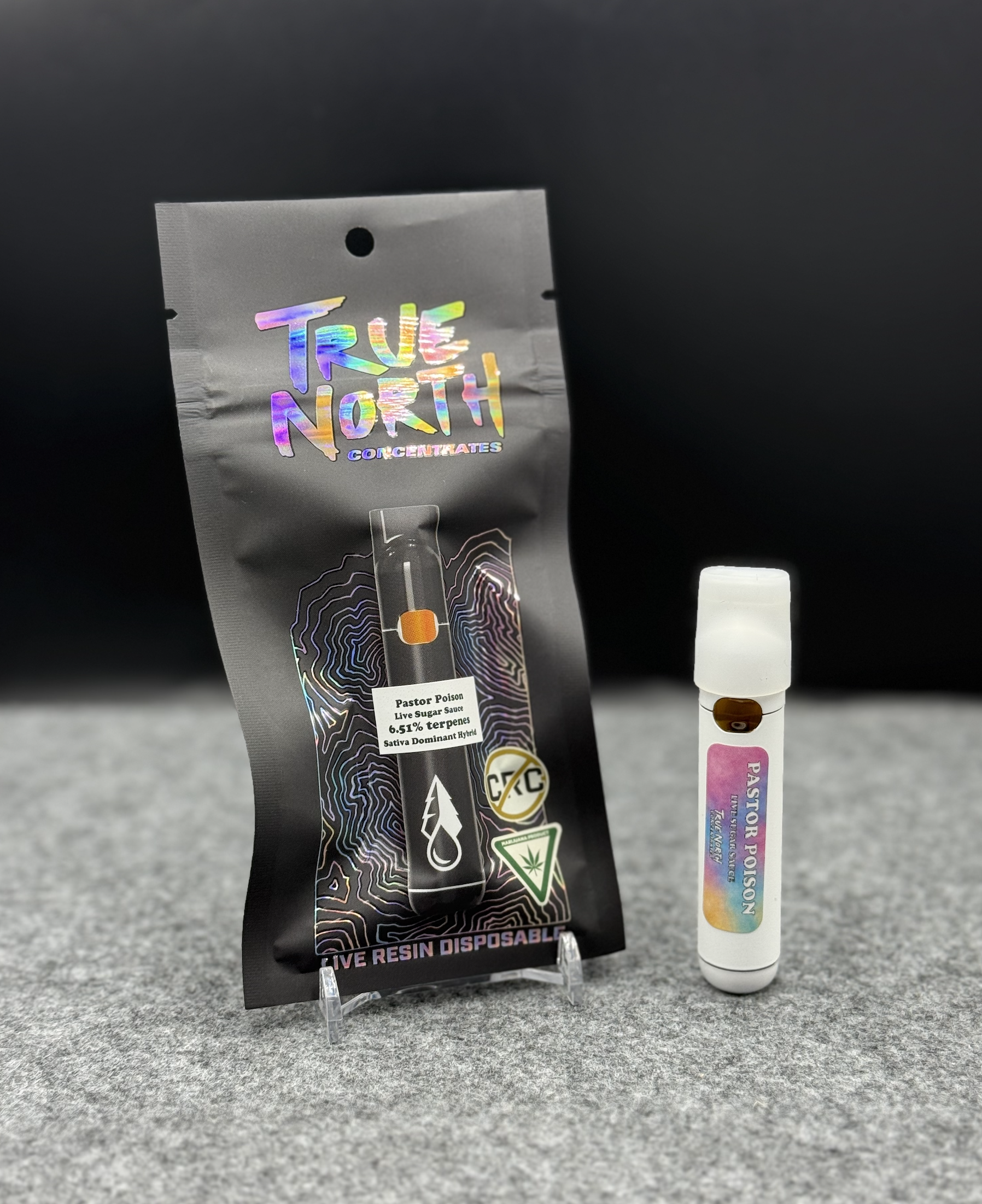 True North | Pastor Poison | Live Sugar Sauce Disposable | 1g | Hybrid