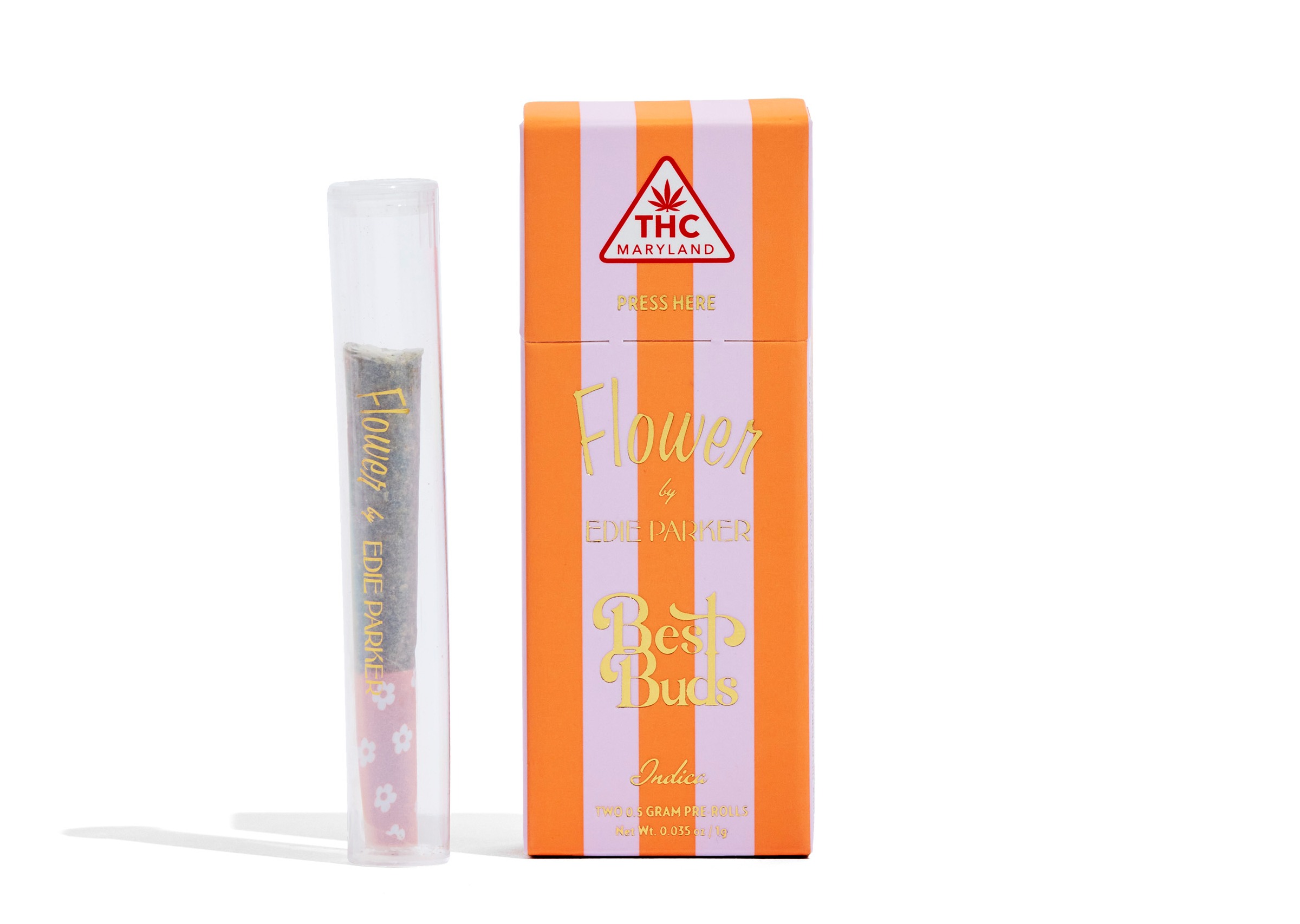 Edie Parker Best Buds Pre Roll | Indica | Mint Condition [0.5g x 2]